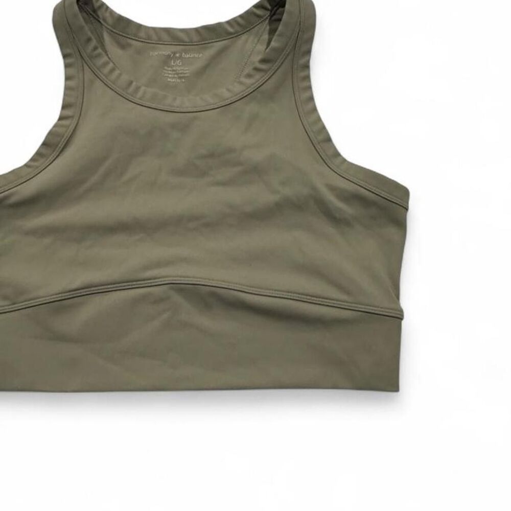 Harmony Women's Green and Khaki Bra